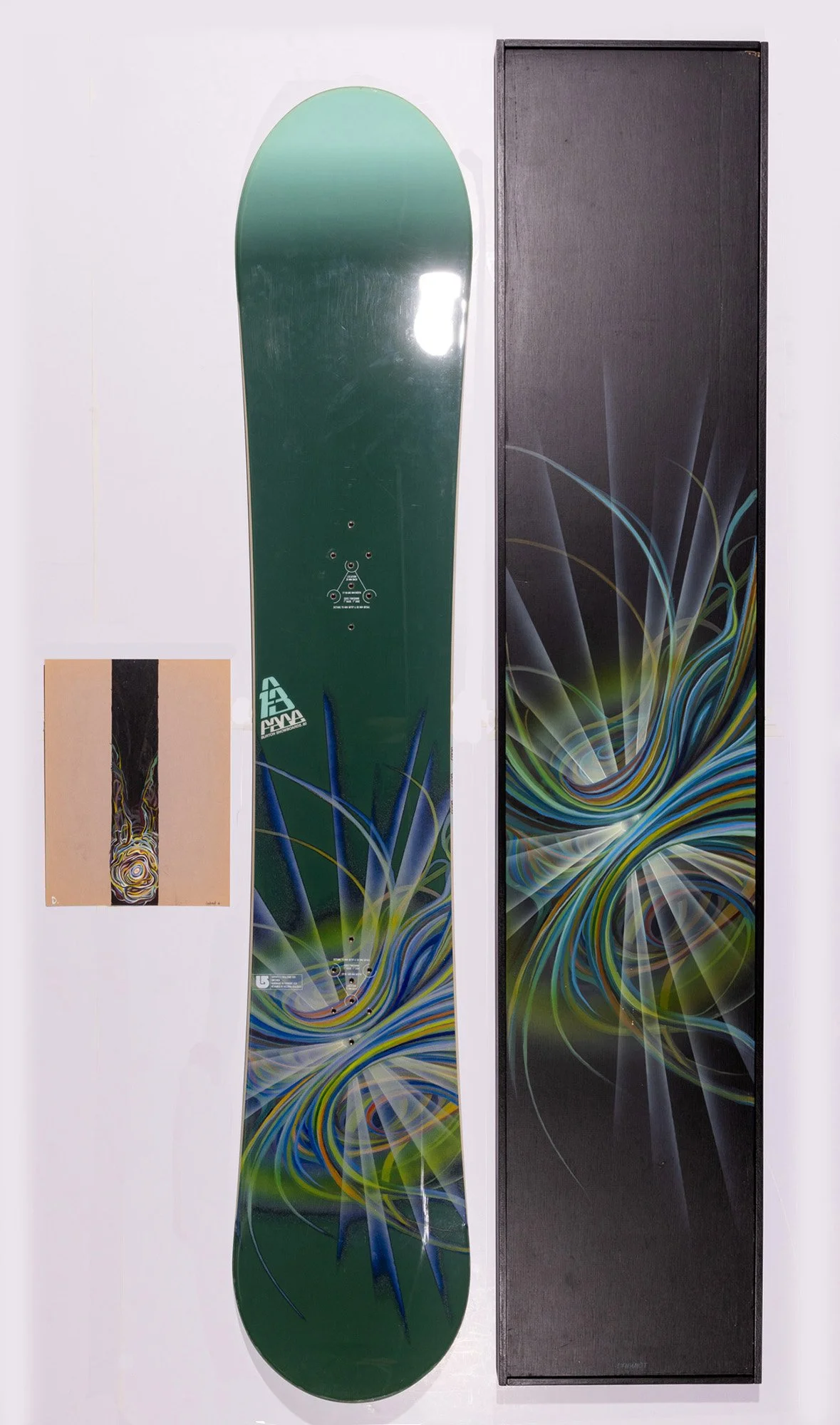 Burton Motion 156 スノーボード 板のみ ドラゴン グラフィック Single Owner Artist's Collection~ Scott Lenhardt, Burton